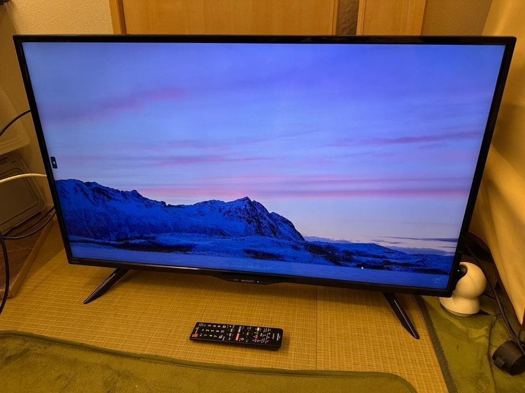 SHARP 40型 4K テレビ 4T-C40AH2 19年製綺麗！ シャープ