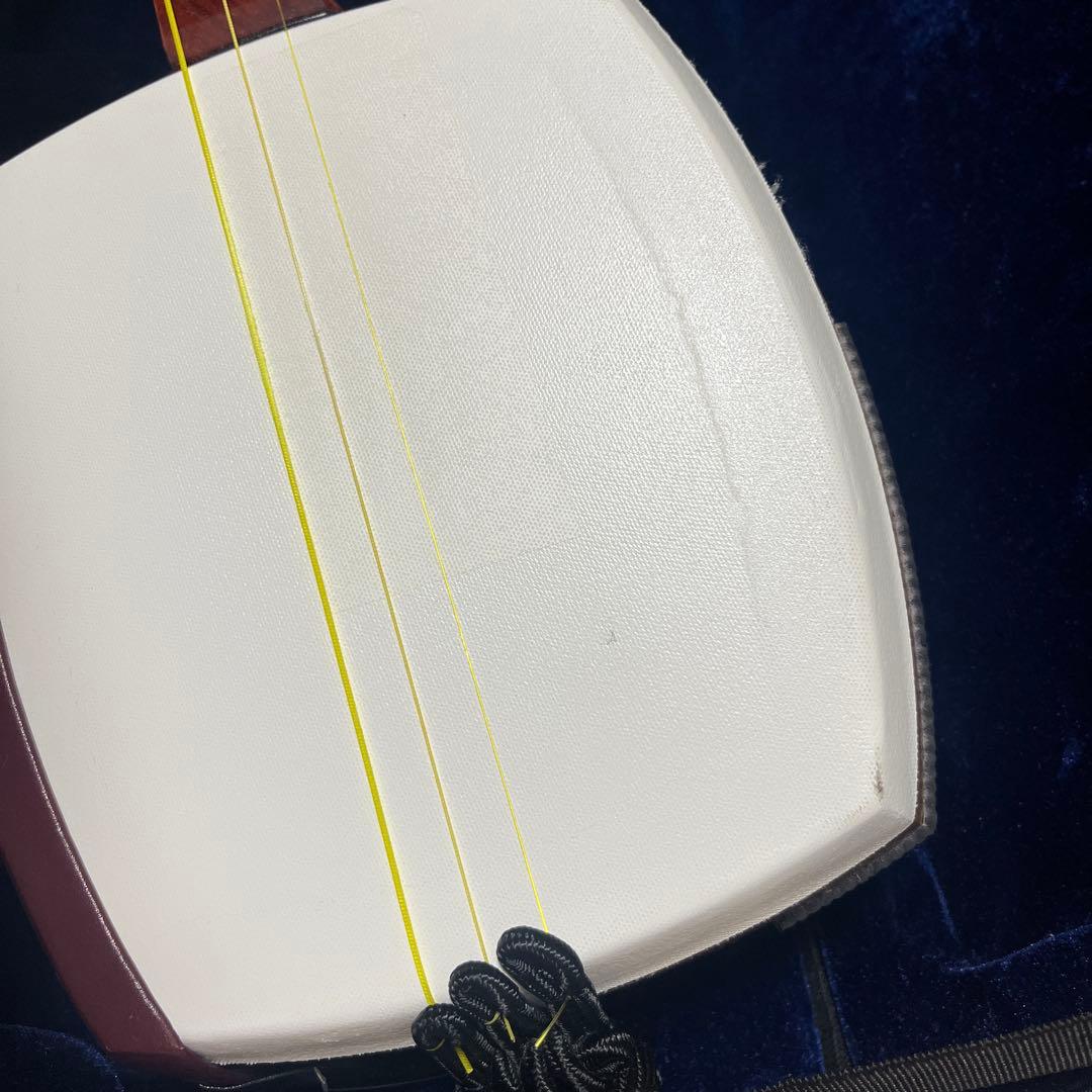 津軽三味線 太棹 初心者セット 三味線 合皮 ハードケース 撥 駒付き