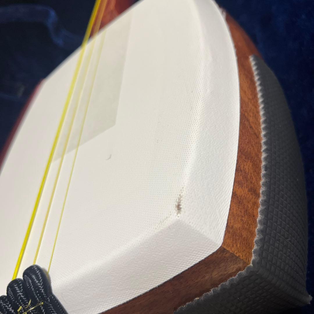 津軽三味線 太棹 初心者セット 三味線 合皮 ハードケース 撥 駒付き