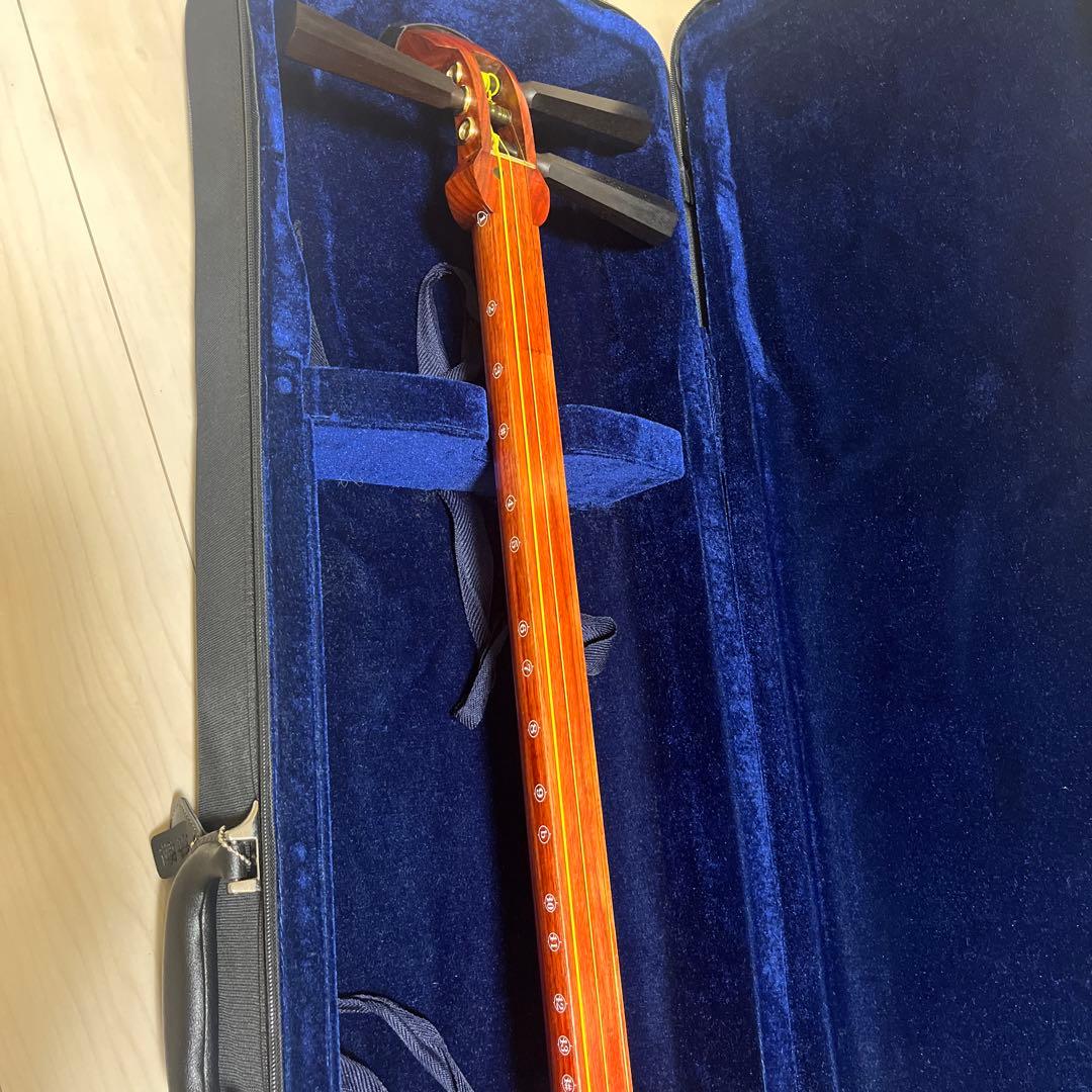 津軽三味線 太棹 初心者セット 三味線 合皮 ハードケース 撥 駒付き