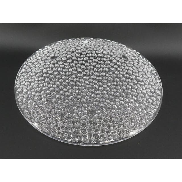 特価 ティファニー プレート コブルストーン クリスタル ガラス