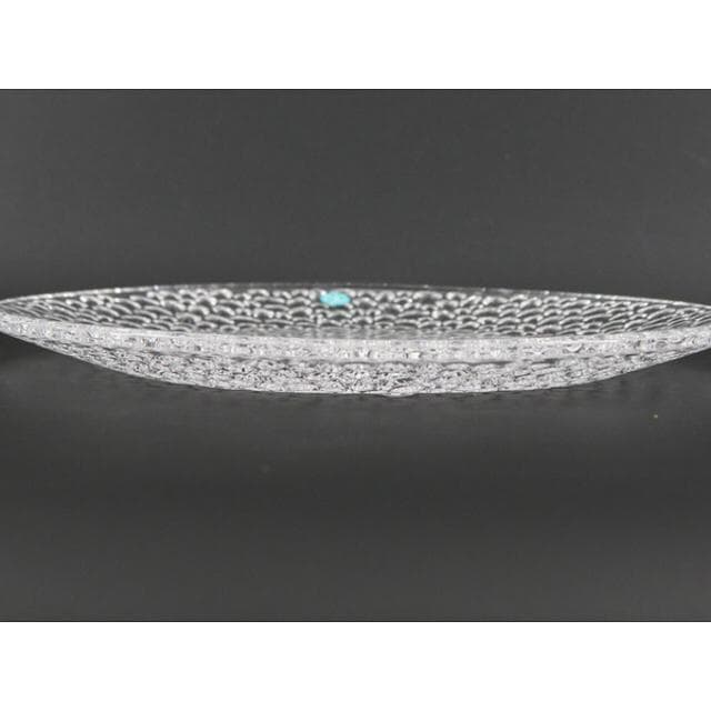 特価 ティファニー プレート コブルストーン クリスタル ガラス