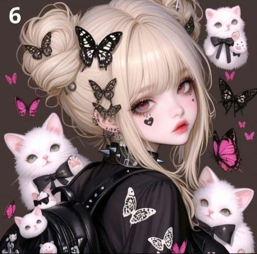 ⭐枚数限定パネル⭐ ③ 　　女の子パネル生地　♡オーダー受付中♡　ハンドメイド