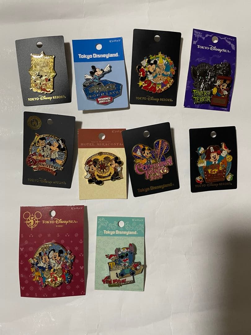 【希少】ディズニー　TDR TDL TDS　ピンバッジ　90点セット まとめ売り