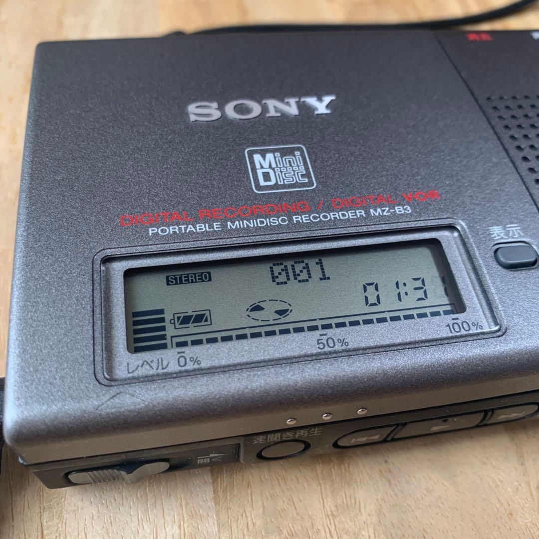 SONY MD-B3 ポータブルMDレコーダー　ジャンク品