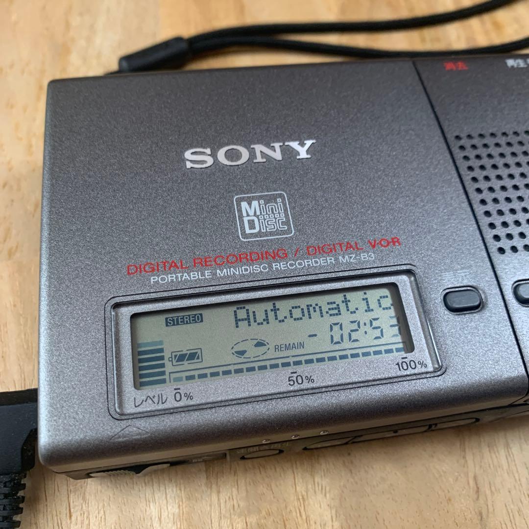 SONY MD-B3 ポータブルMDレコーダー　ジャンク品