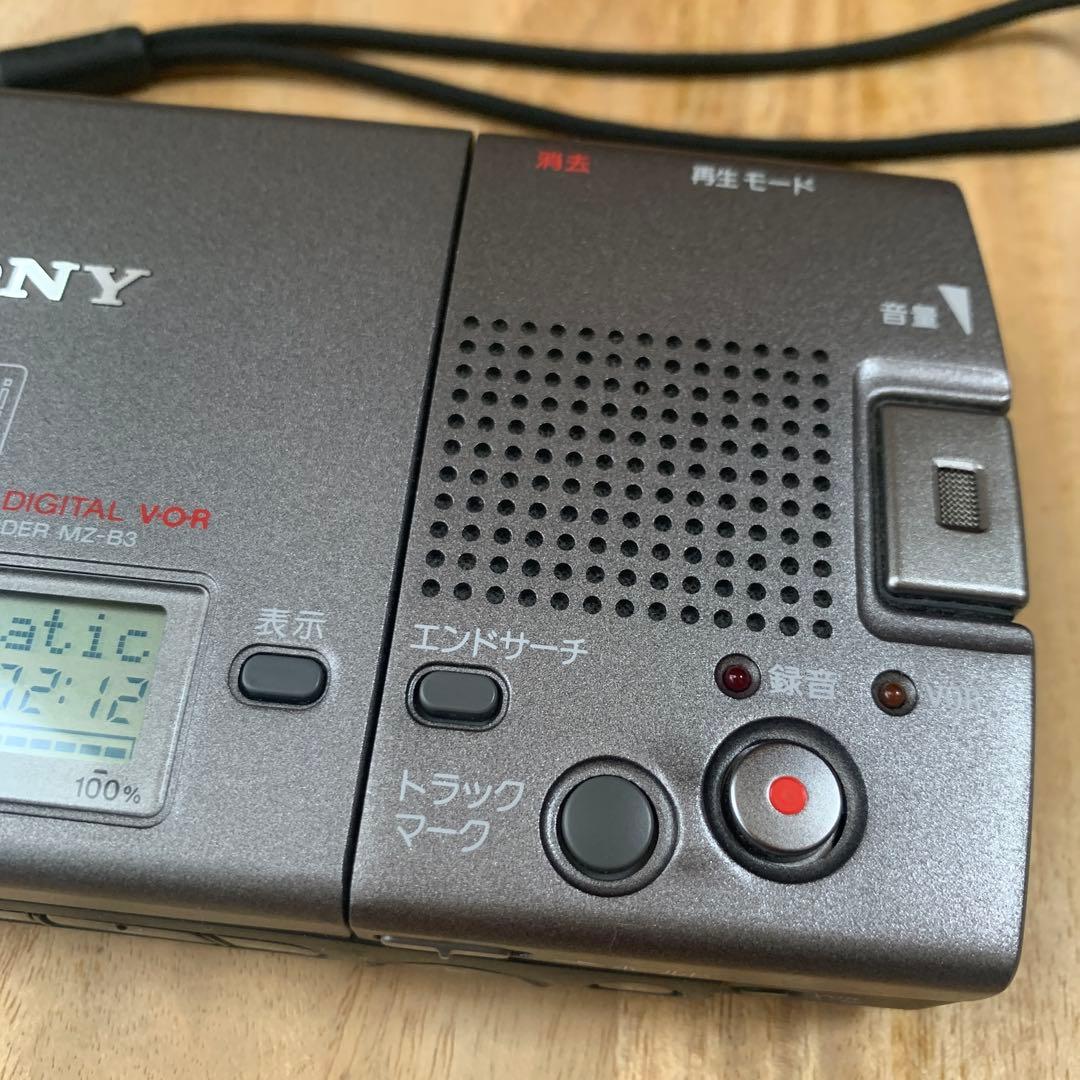 SONY MD-B3 ポータブルMDレコーダー　ジャンク品