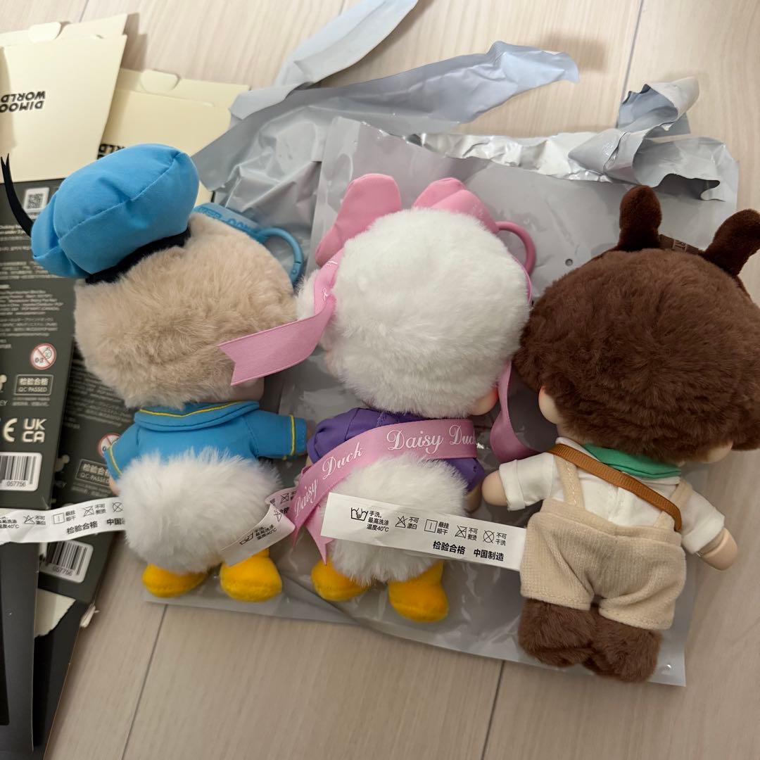 dimoo ディムー　Disney ディズニードナルド　デイジー　チップ&デール