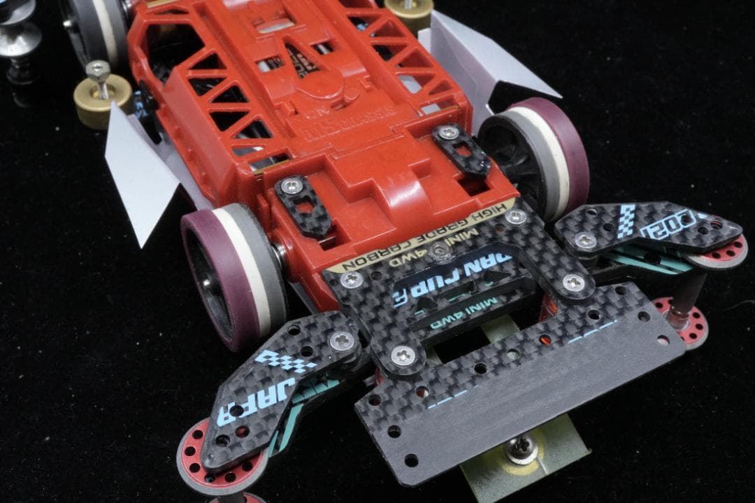 美品　ミニ四駆　タミヤ　MSフレキ完成品　サンダーショット　Ｍk2　赤機甲