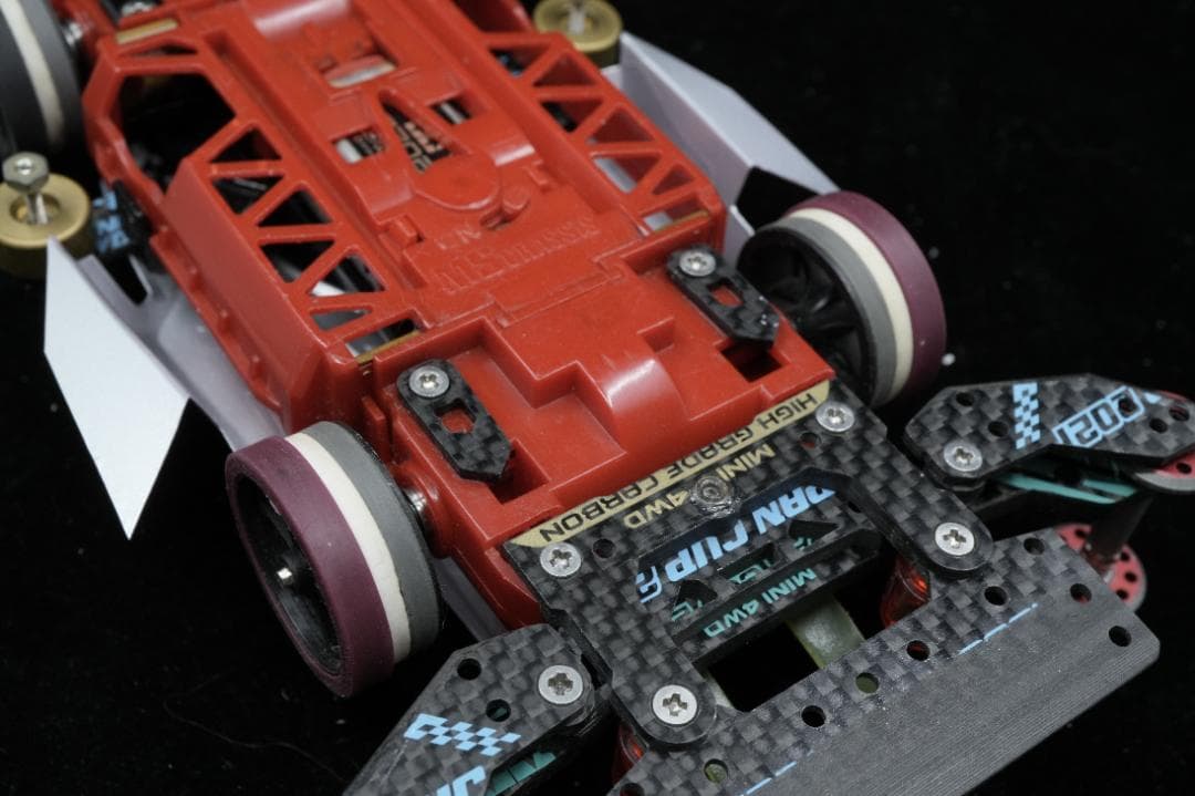 美品　ミニ四駆　タミヤ　MSフレキ完成品　サンダーショット　Ｍk2　赤機甲