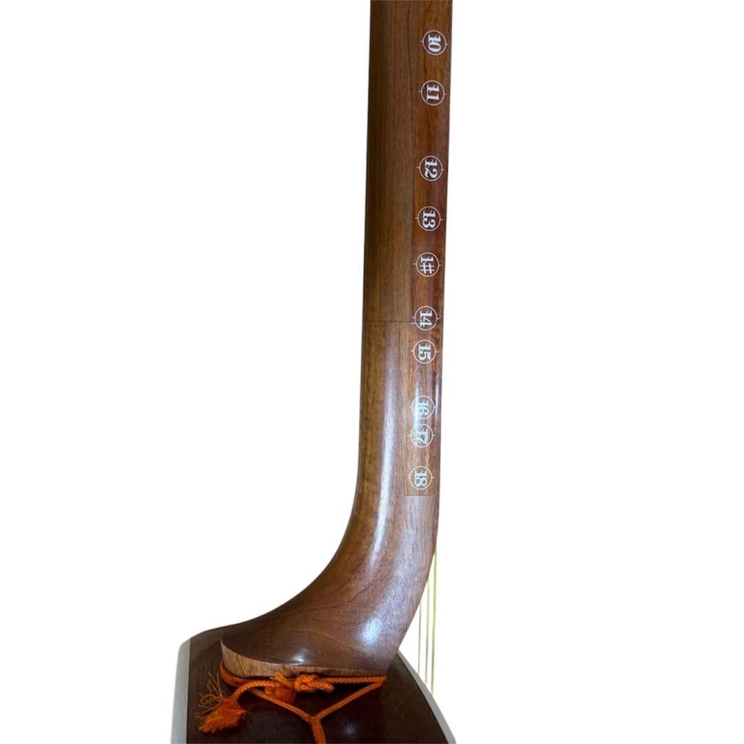 ✨状態良好✨三味線 三線 沖縄三味線 中棹 民謡 地唄 清元 常磐津 皮破れなし