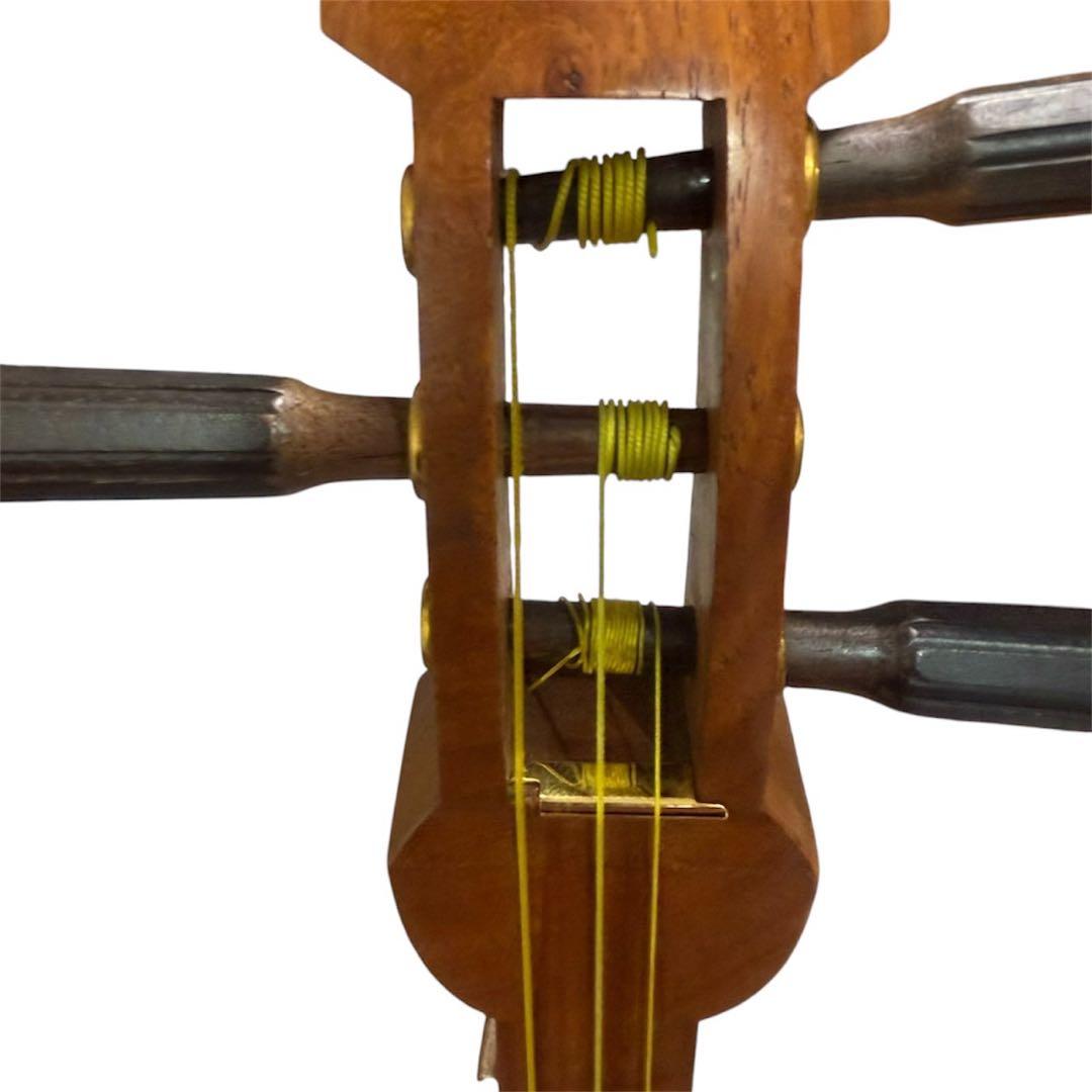 ✨状態良好✨三味線 三線 沖縄三味線 中棹 民謡 地唄 清元 常磐津 皮破れなし