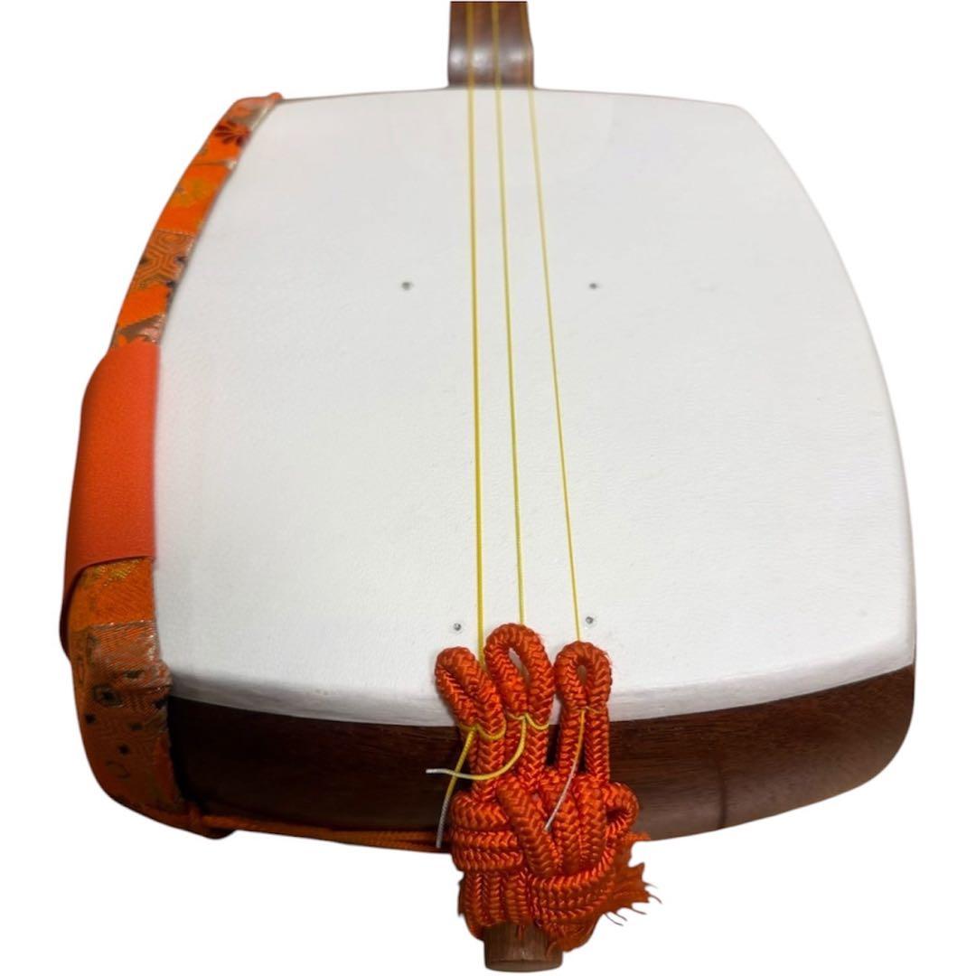 ✨状態良好✨三味線 三線 沖縄三味線 中棹 民謡 地唄 清元 常磐津 皮破れなし