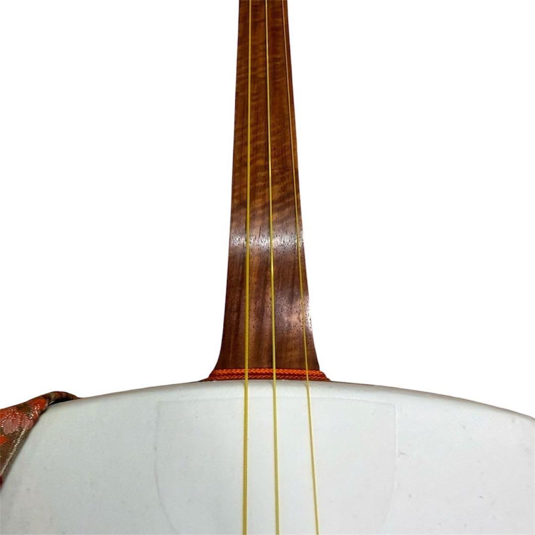 ✨状態良好✨三味線 三線 沖縄三味線 中棹 民謡 地唄 清元 常磐津 皮破れなし