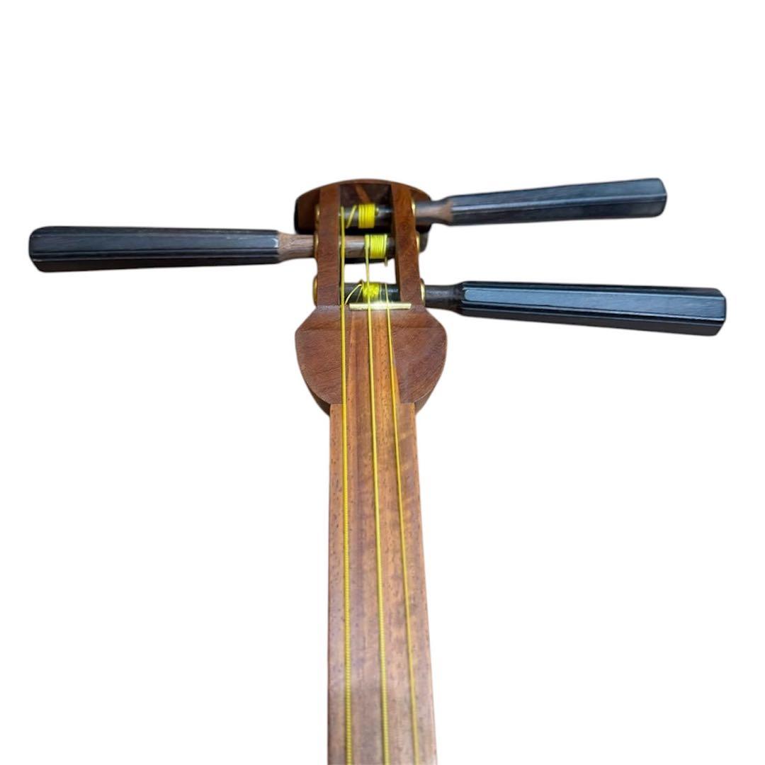 ✨状態良好✨三味線 三線 沖縄三味線 中棹 民謡 地唄 清元 常磐津 皮破れなし