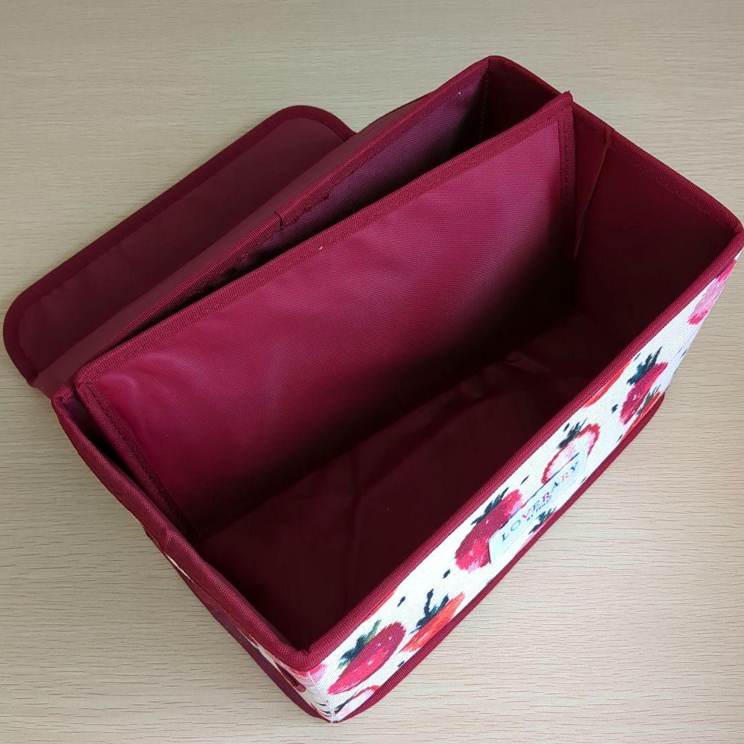 LOVERARY BY FEILER フェイラー いちご柄 ボックス 収納箱2個