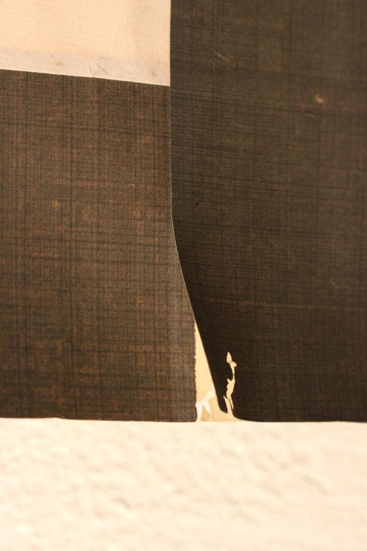 No5679 掛軸　在印　落款　三行書　紙本　書画　墨跡　伊藤博文？送料無料