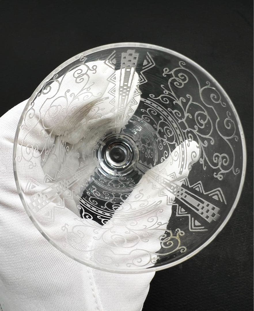 希少 バカラ リド アンティーク ワイングラスBaccarat Lido