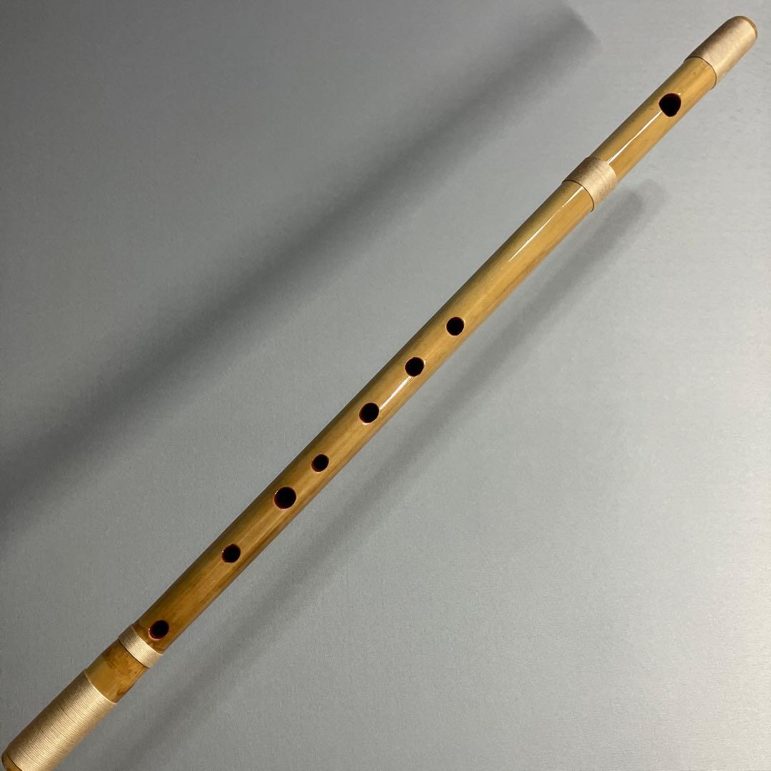 【篠笛三本調子 Ｇ管】唄物　ドレミ調　天地糸巻 　横笛　西洋音階3-62