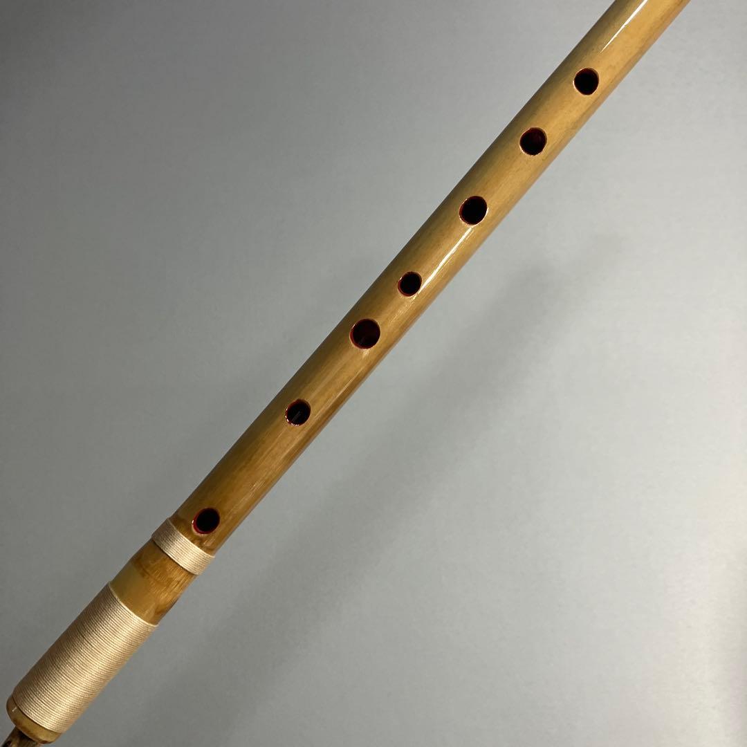 【篠笛三本調子 Ｇ管】唄物　ドレミ調　天地糸巻 　横笛　西洋音階3-62