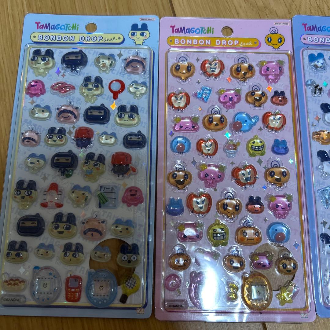 たまごっち ボンボンドロップシール 4枚セット 正規品