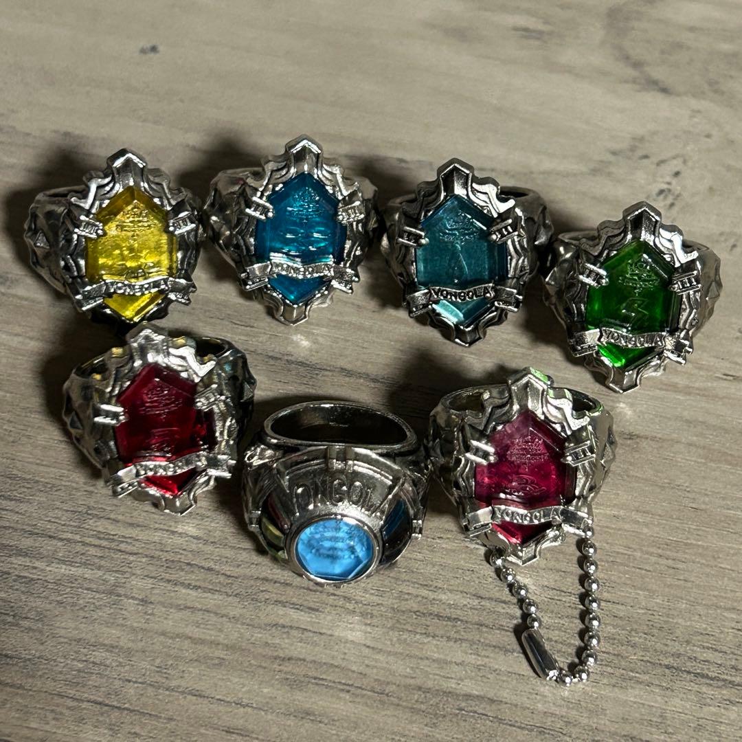 家庭教師ヒットマンREBORN! ニューボンゴレリング コンプ7種 大空 嵐 雲