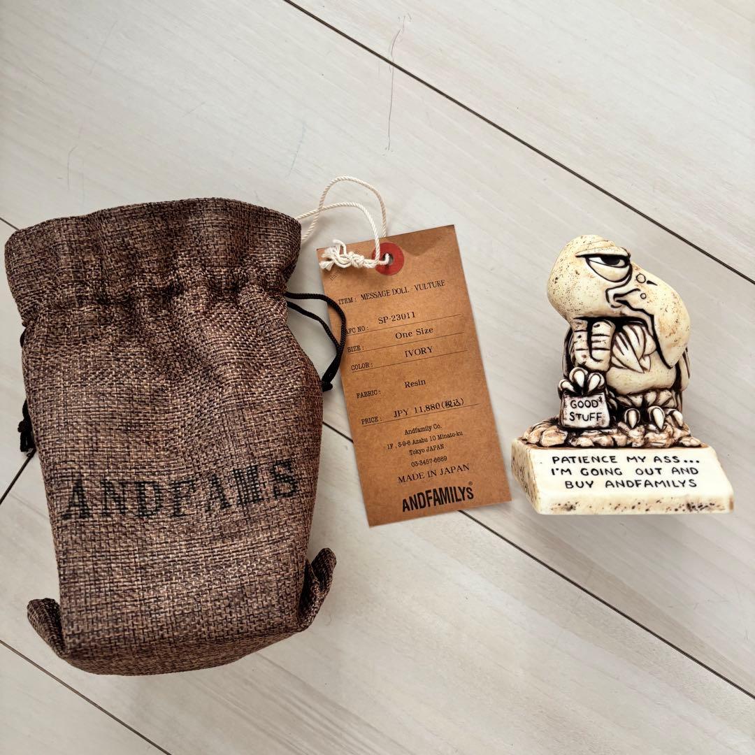 ANDFAMILYS メッセージドール VULTURE アンドファミリー 置物