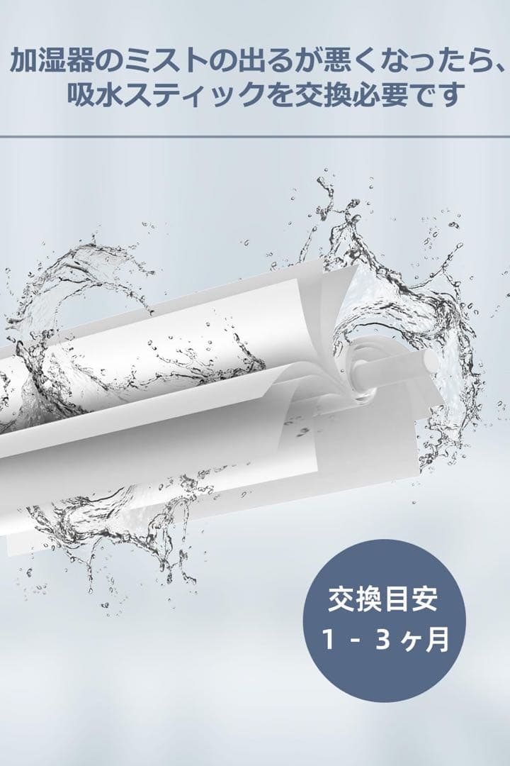 最安値‼️卓上加湿器専用 綿棒　給水芯 交換フィルター