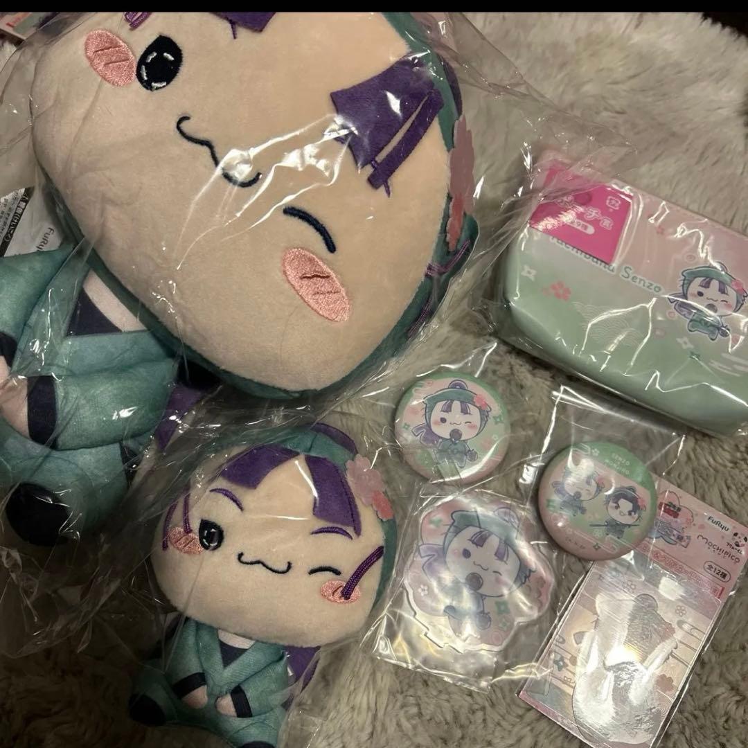 フリューくじ　忍たま乱太郎　ふんわり桜もちぴこの段　立花仙蔵　潮江文次郎