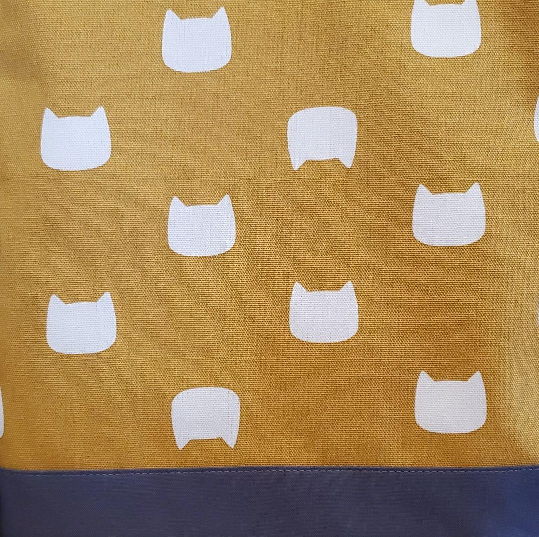 入園入学基本の5点セット マシュマロにゃんこ くすみイエロー