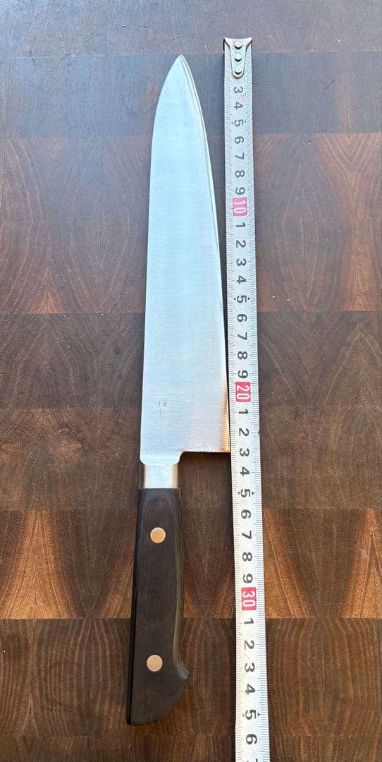 日本橋　木屋　牛刀　230mm 7寸半　包丁　洋包丁　炭素鋼　全鋼　シェフナイフ