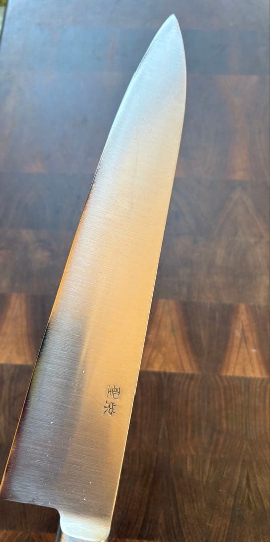 日本橋　木屋　牛刀　230mm 7寸半　包丁　洋包丁　炭素鋼　全鋼　シェフナイフ