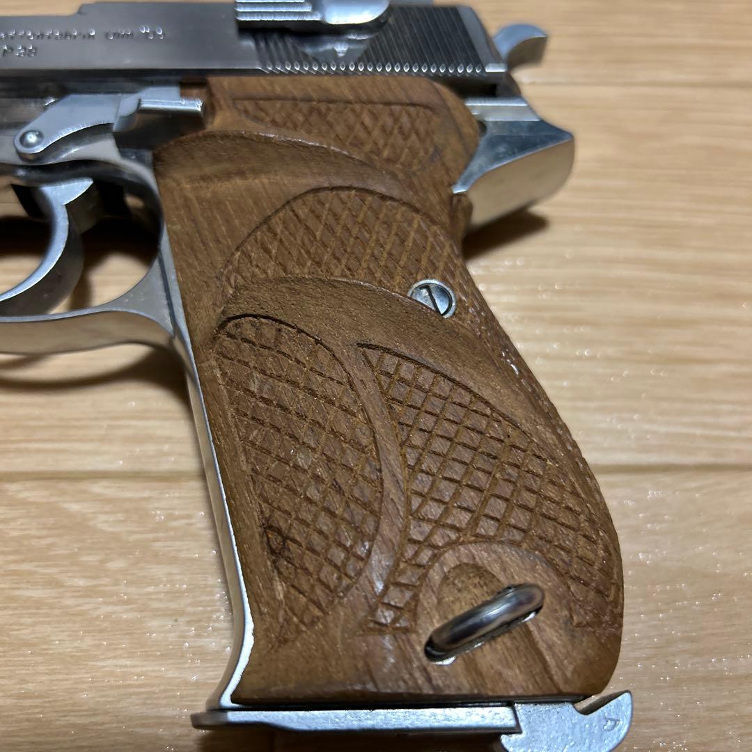 n*e様 H*A様 ウェスタンアームズメタルウッド製 シルバー ワルサーＰ38