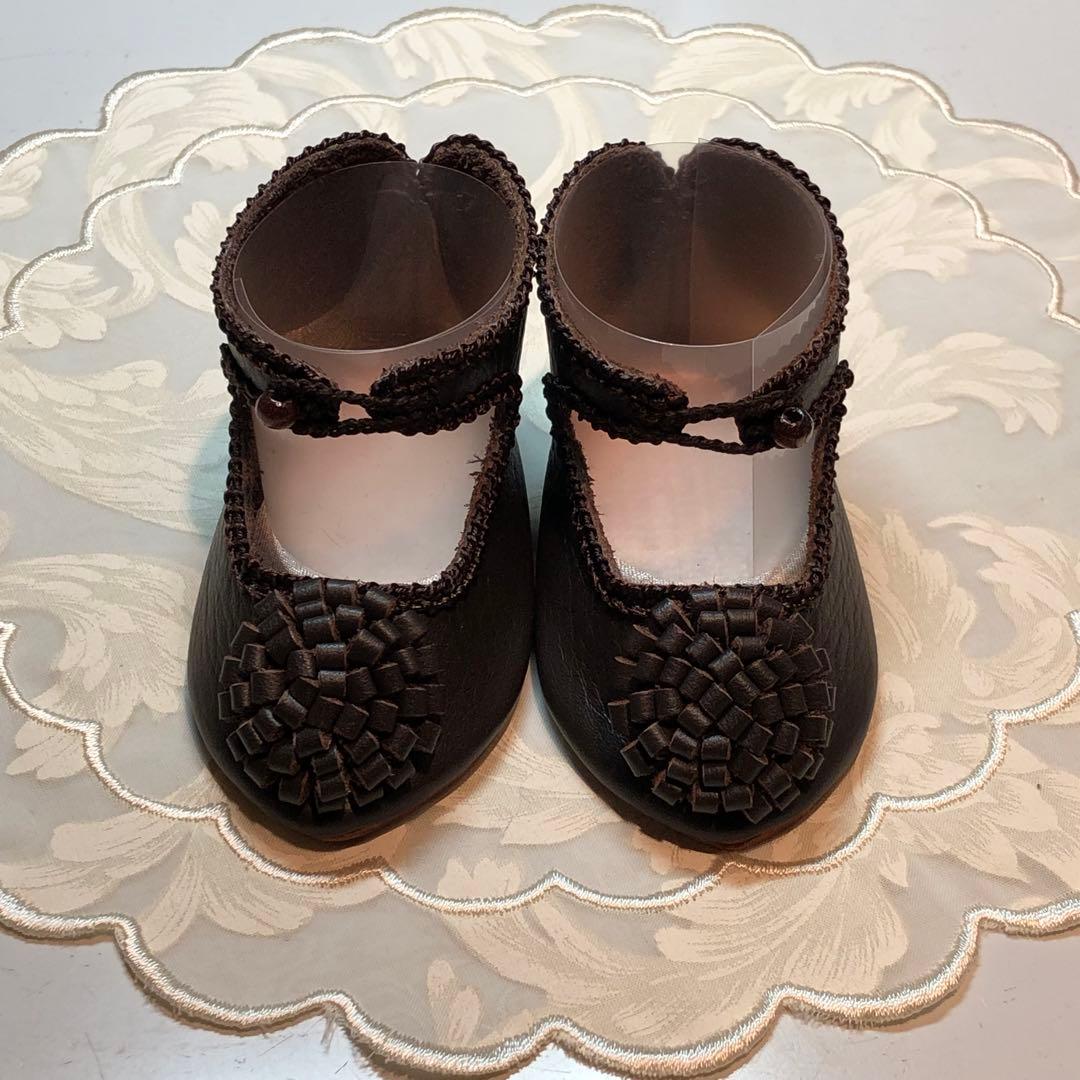 ドールシューズ　アンティークドール　ビスクドール　お人形の靴