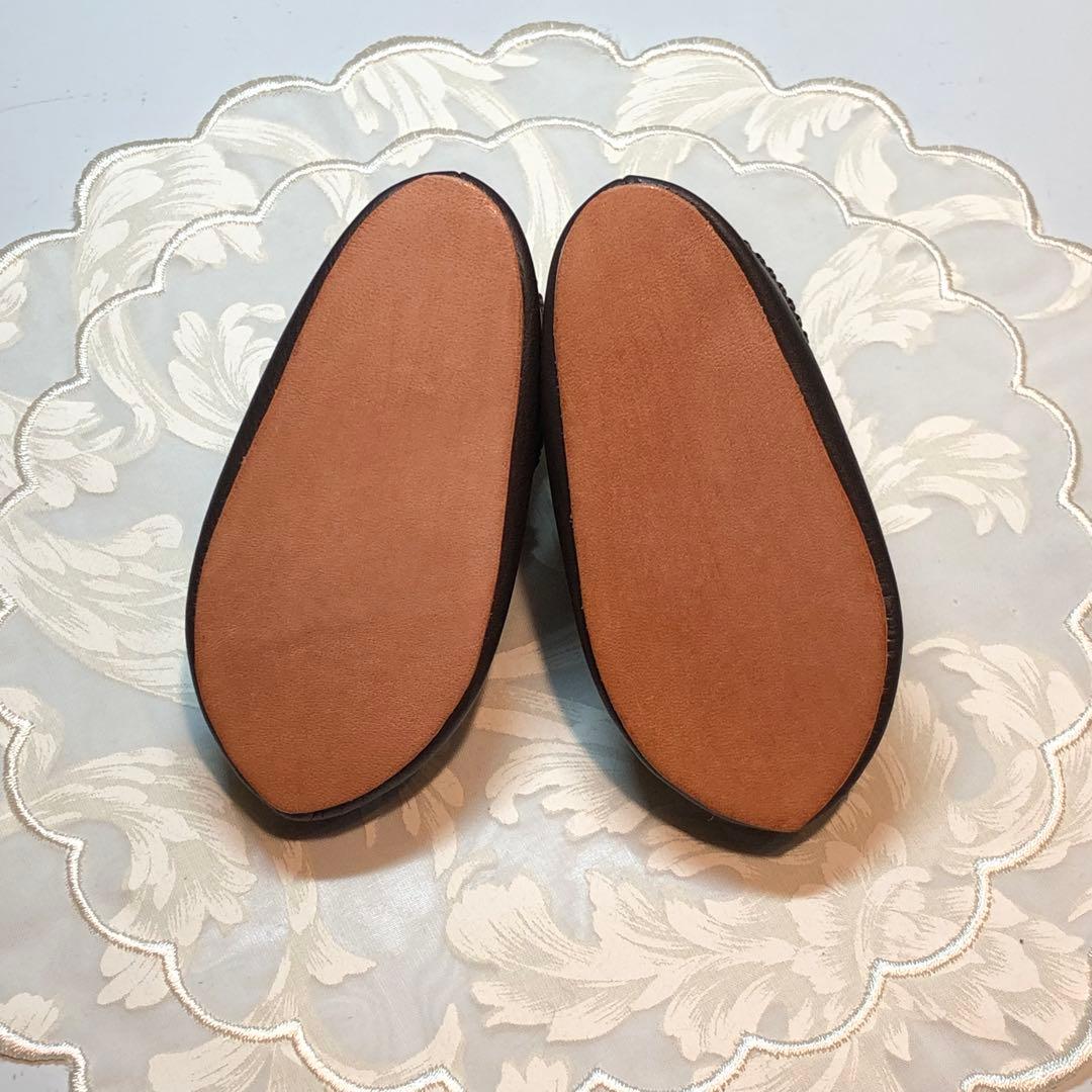 ドールシューズ　アンティークドール　ビスクドール　お人形の靴