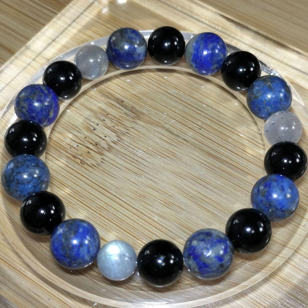 【売約済】厄を祓い幸運を呼び込む★デザブレ★ラピス・ラブラドライト・モリオン