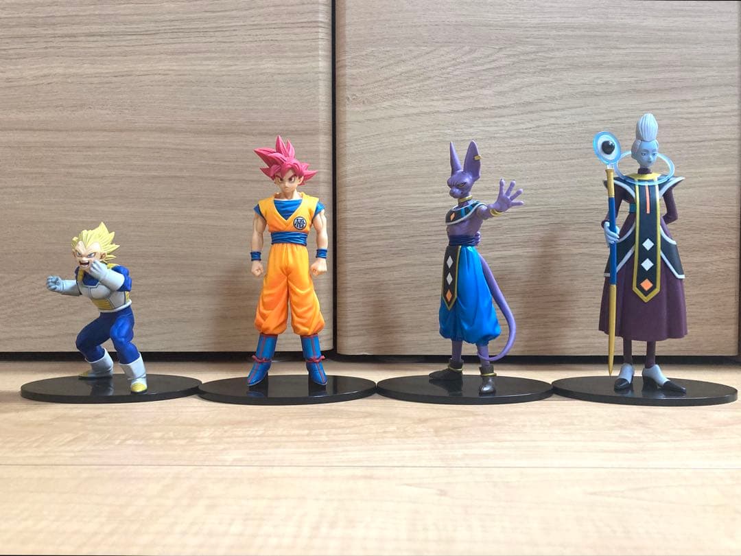 ドラゴンボールZ 神と神 劇場版DXFフィギュア 全4種セット