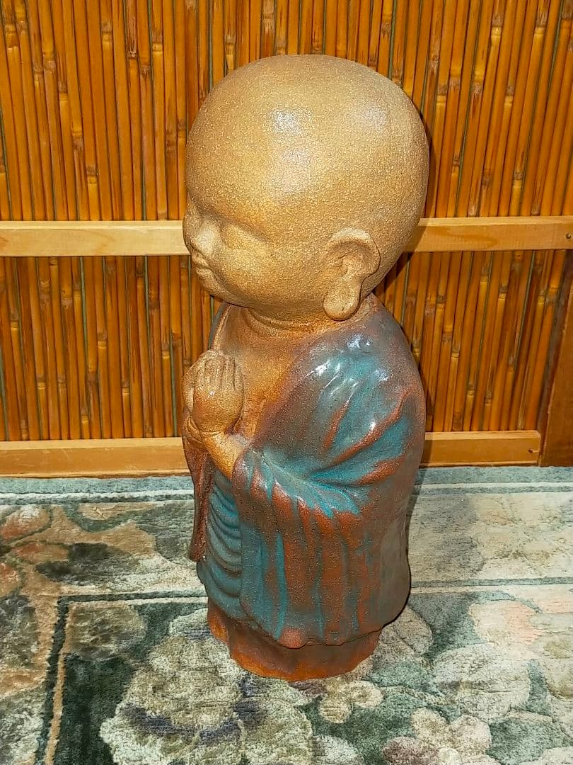 加藤高山（加藤純也）　地蔵尊　３１ｃｍ　共箱付き　お地蔵さま　仏像　仏具　仏壇