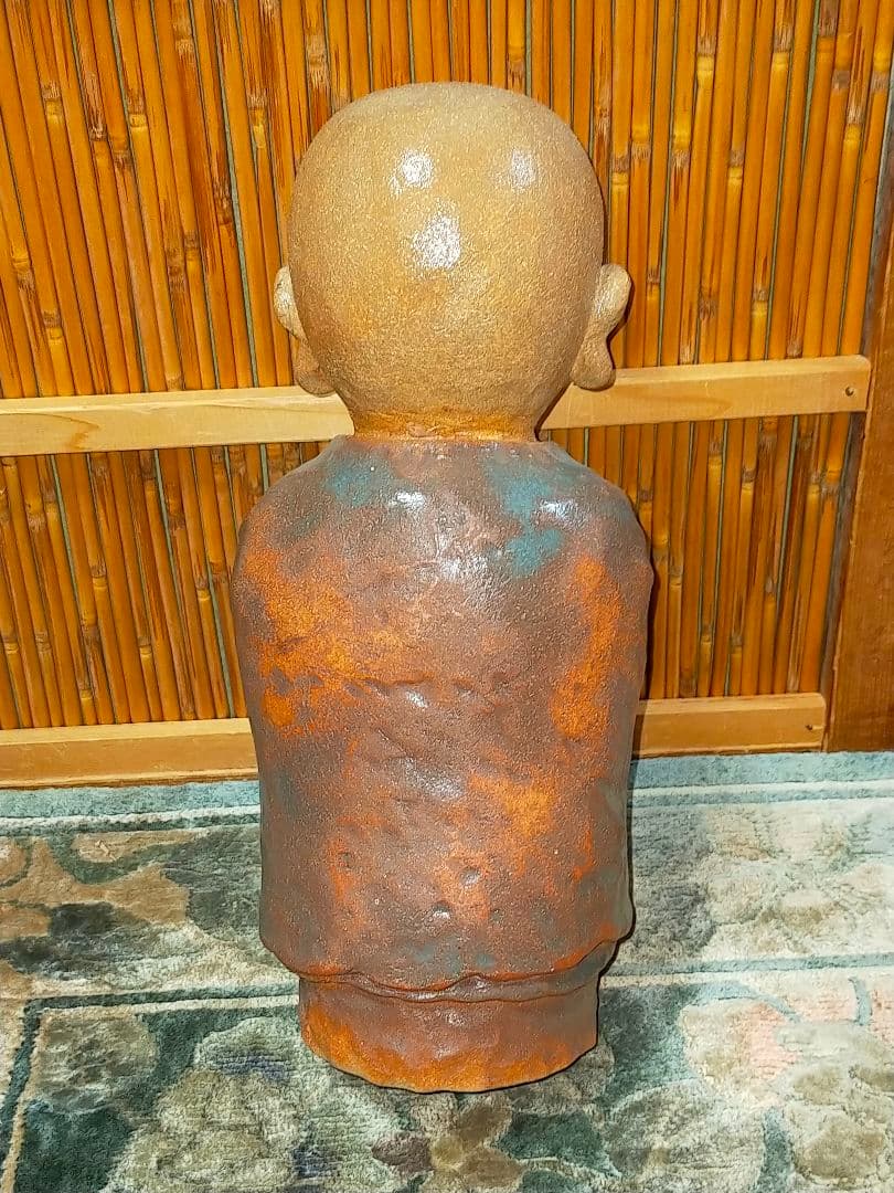 加藤高山（加藤純也）　地蔵尊　３１ｃｍ　共箱付き　お地蔵さま　仏像　仏具　仏壇