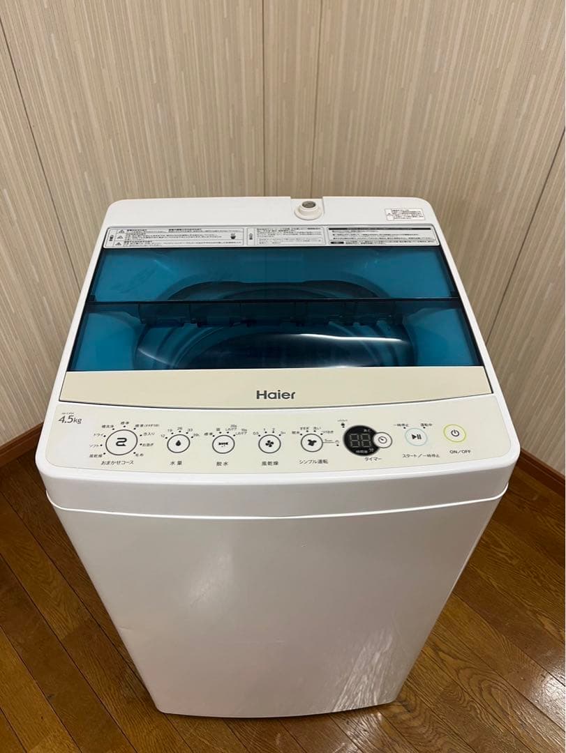 i 激安販売!! 洗濯機 Haier 4.5kg 2018年 JW-C45A