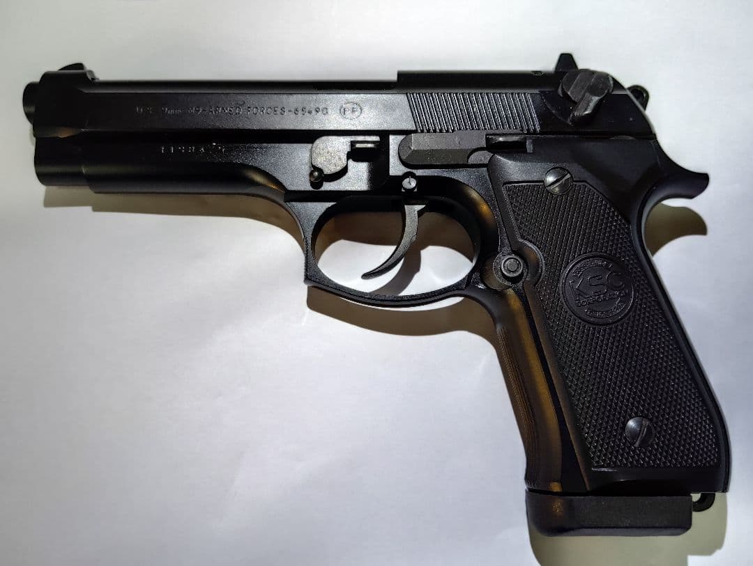 完動品　美品　ブローバックガスガン　KSC US M9　オールヘビーウェイト