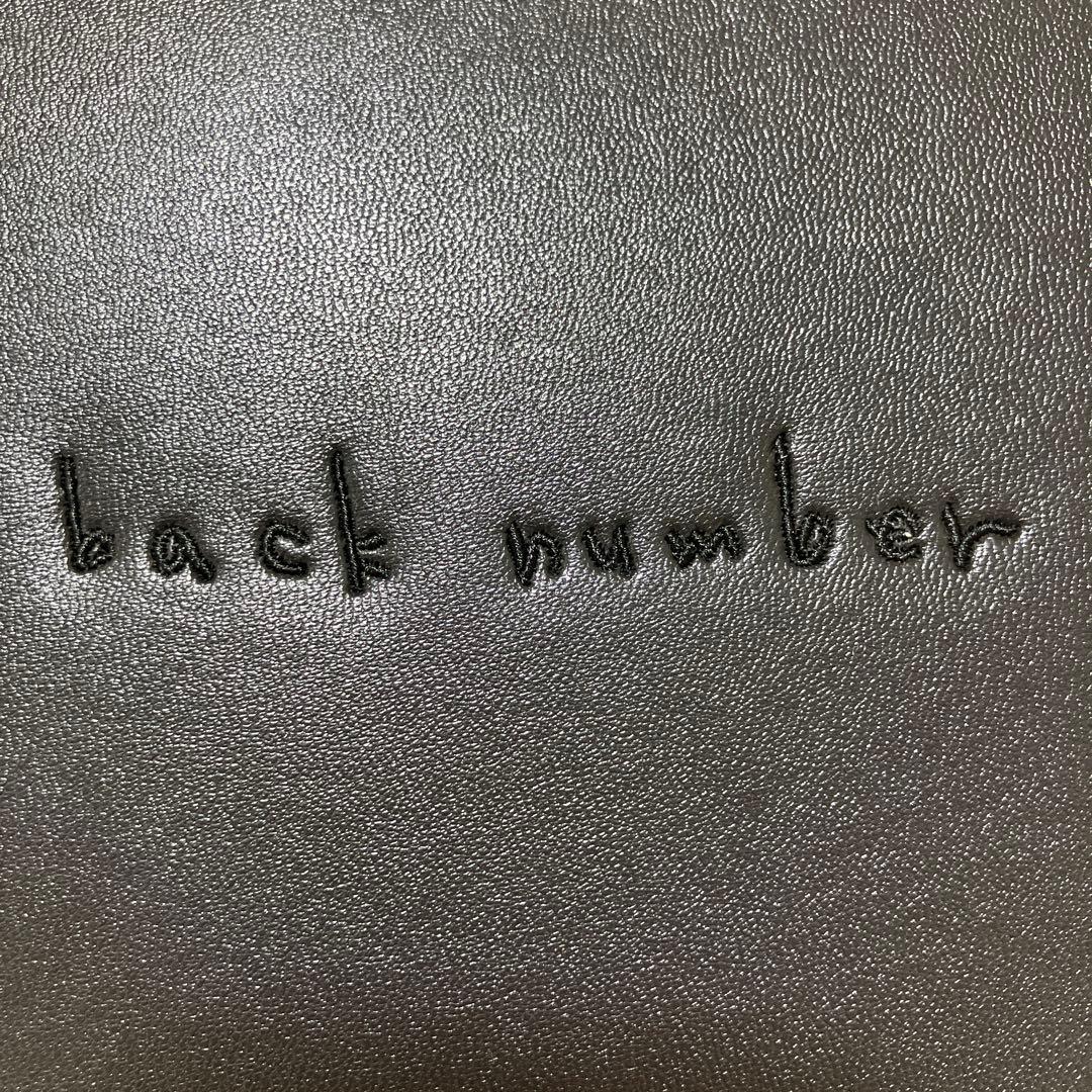 最終値下げ　back number 幾何学模様ストラップ バッグ　ブラック　黒