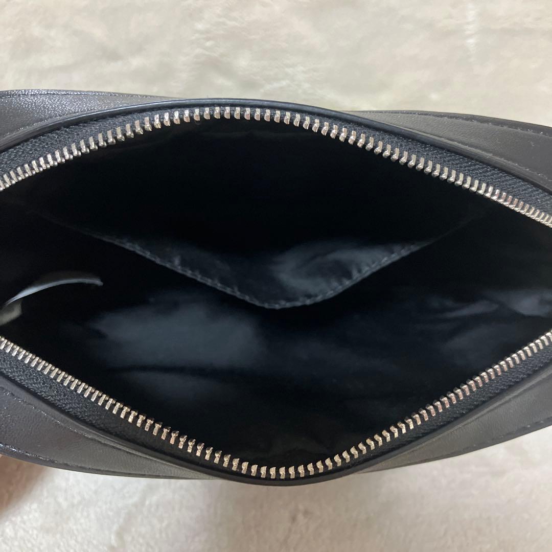 最終値下げ　back number 幾何学模様ストラップ バッグ　ブラック　黒