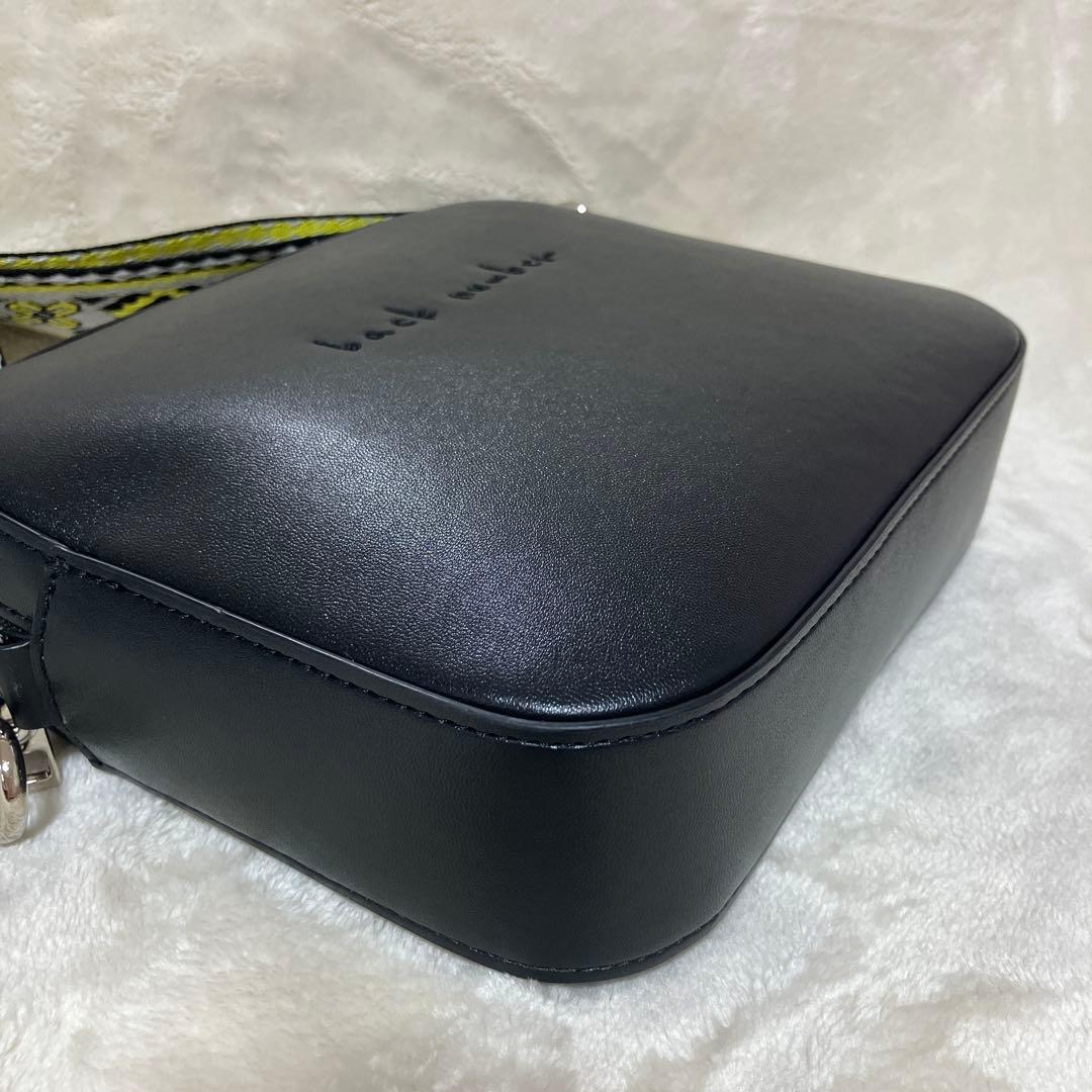 最終値下げ　back number 幾何学模様ストラップ バッグ　ブラック　黒