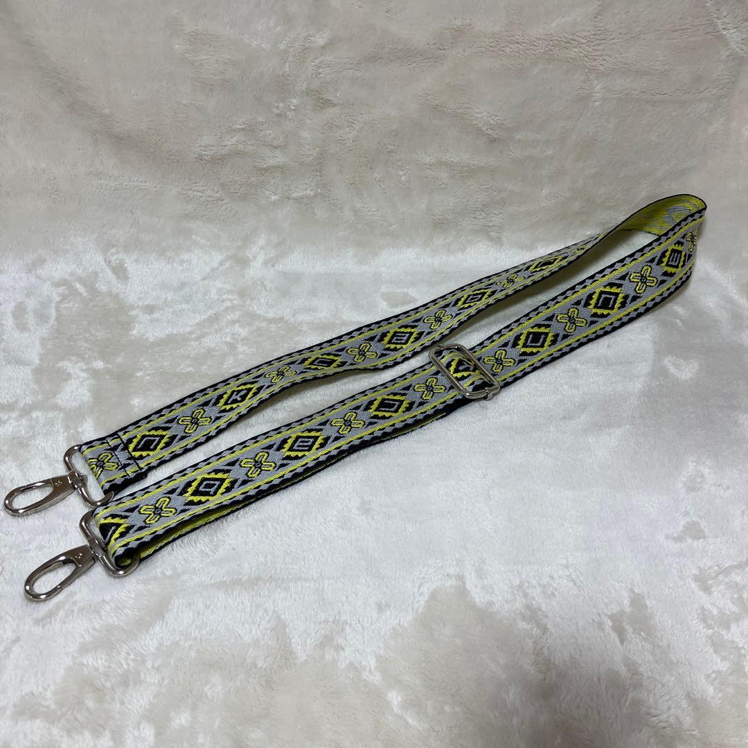 最終値下げ　back number 幾何学模様ストラップ バッグ　ブラック　黒