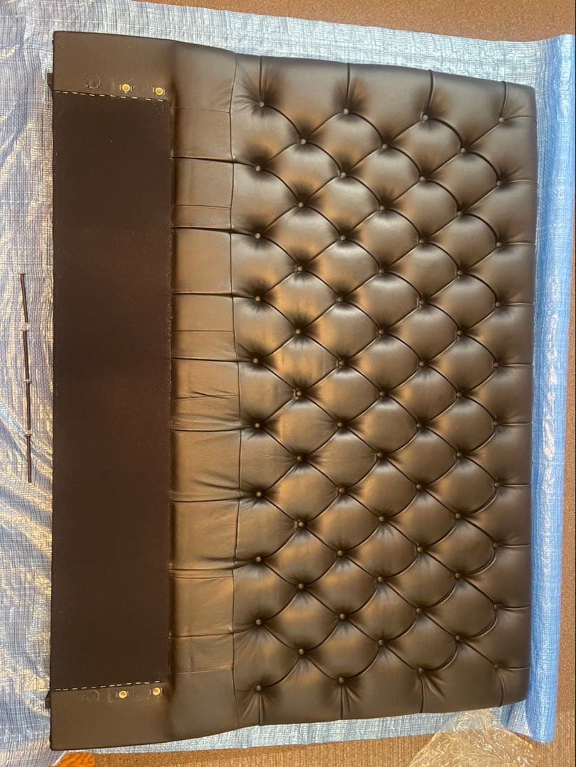 値下げ可能シモンズベッド GROSEILLE グロゼーユ 本革張りベッドボード