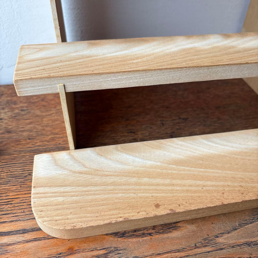 木製 ひな人形 ひな祭り 三人官女 籠 牛車 3段飾り コンパクト 組木 積み木