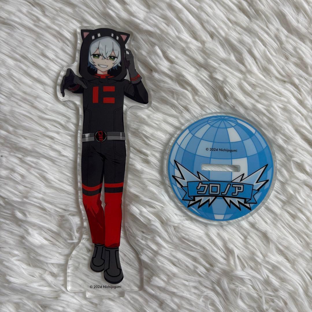 日常組 クロノア アクスタ キーホルダー 缶バッチ カード 全24セット