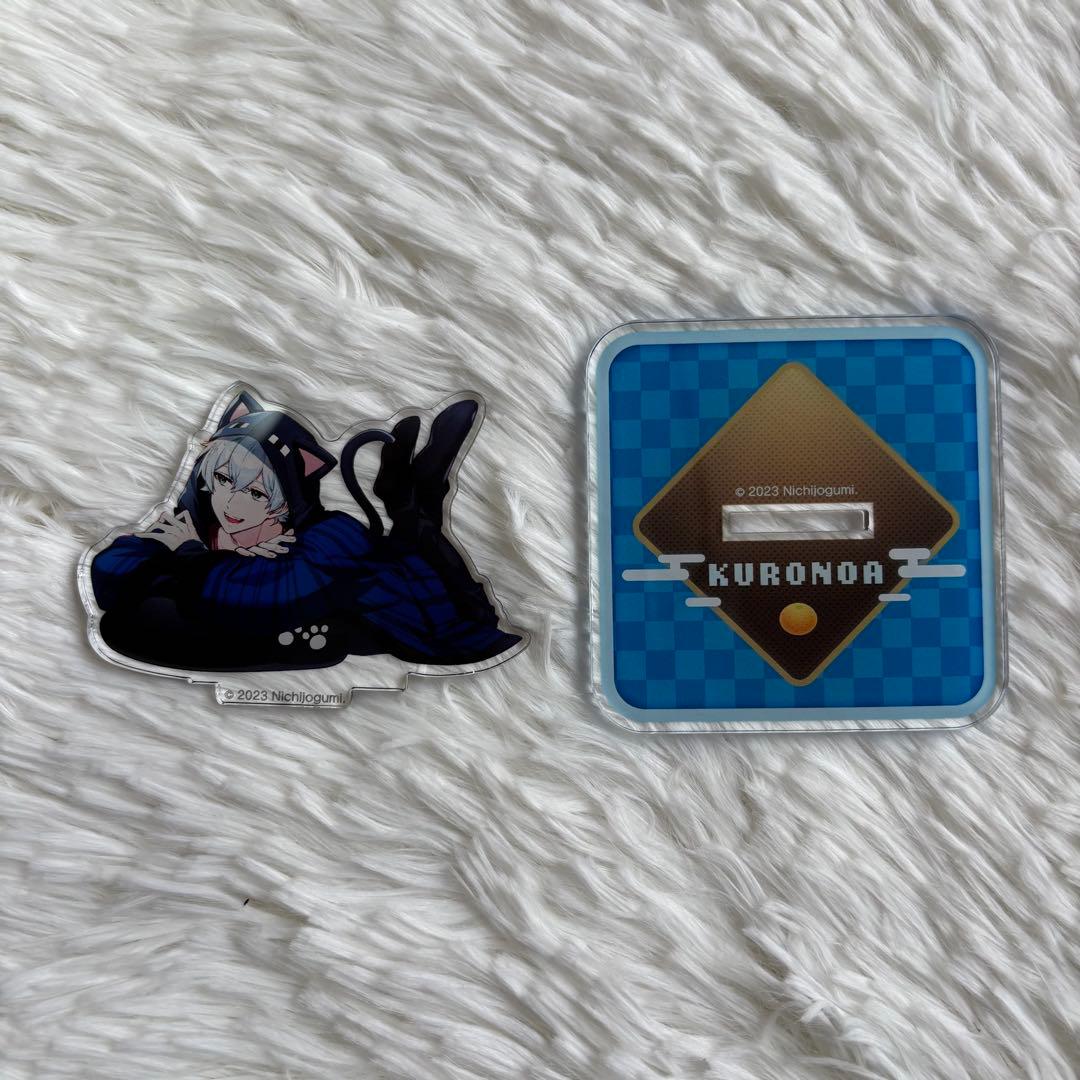 日常組 クロノア アクスタ キーホルダー 缶バッチ カード 全24セット