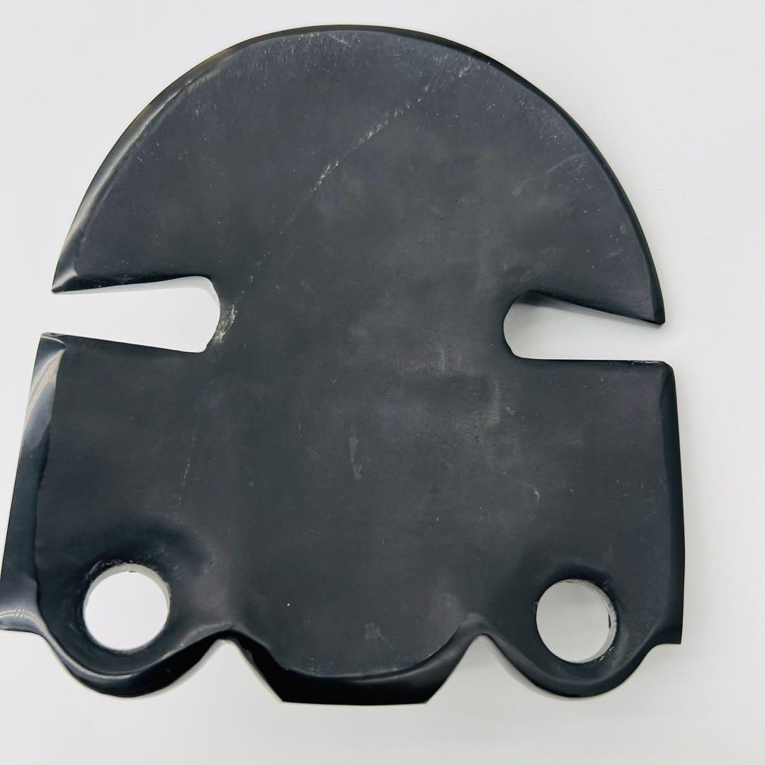 メキシコの伝統的マスク　オブシディアン(黒曜石)オパール石等使用